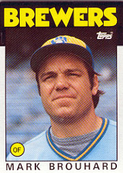 1986 Topps Baseball Cards      473     Mark Brouhard